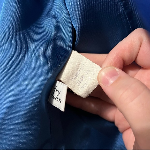 Vintage Pendleton Jewel Tone Blue 100% Wool Blazer Jacket - Picture 7 of 13